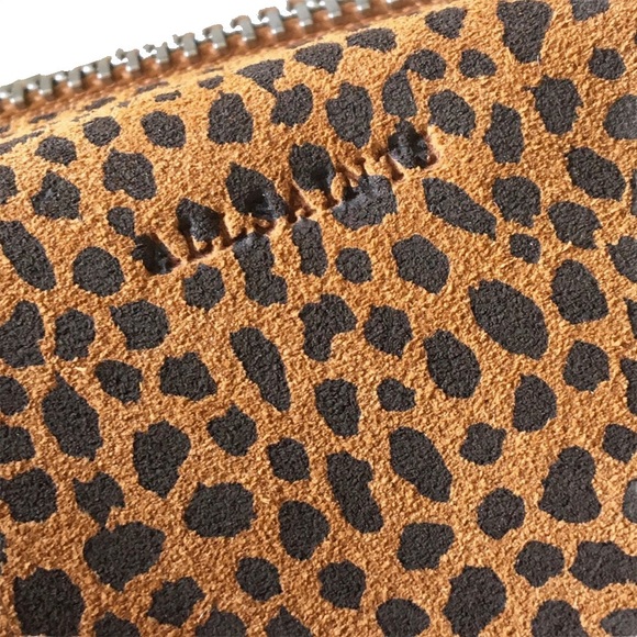 new Allsaints ☻︎ Suede Leopard Print Hobo Bag ☻︎ - Picture 8 of 16